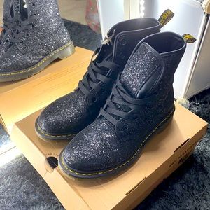 Dr Marten Glitter boots